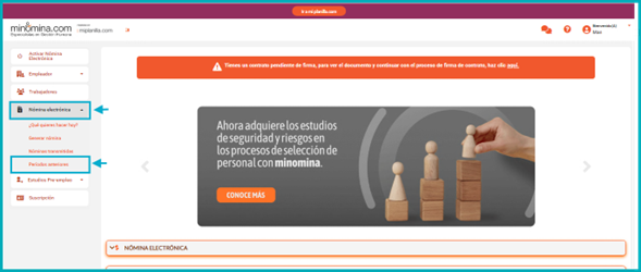 Menú de inicio nómina electrónica.png
